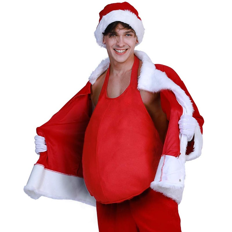 ReneeCho Men Santa Fat Belly Padding Accessory Christmas Fat Suit Costume - Image 1